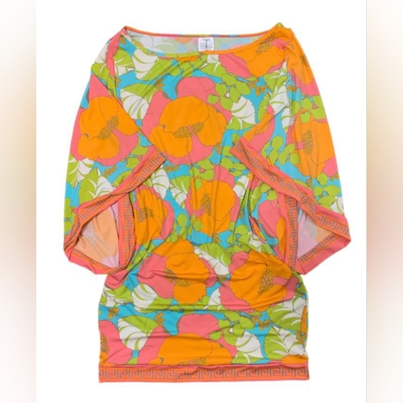 TRINA TURK, Tunic for the beach, floral tunic for women - Picture 2 of 4